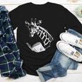 Cute Giraffe Wear Glasses Reading Book Librarian Bookworm Youth Long Sleeve Tee