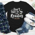 Don't Talk To Me I'm Reading Minimalist Book Lover Youth Long Sleeve Tee