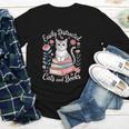 Easily Distracted By Cats And Books Reading Youth Long Sleeve Tee Easily Distracted By Cats And Books Reading Youth Long Sleeve Tee