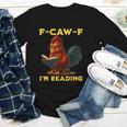 F-CAW-F I'm Reading Chicken Book Lover Introvert Meme Youth Long Sleeve Tee F-CAW-F I'm Reading Chicken Book Lover Introvert Meme Youth Long Sleeve Tee