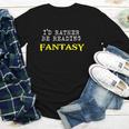 I'd Rather Be Reading Fantasy Epic Magic Book Lover Geek Youth Long Sleeve Tee
