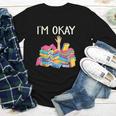 I'm Okay Book Reader Book Nerd Book Reading Lover Youth Long Sleeve Tee
