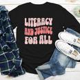 Literacy And Justice For All Book Lover Youth Long Sleeve Tee Literacy And Justice For All Book Lover Youth Long Sleeve Tee