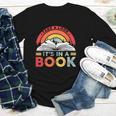 Take A Look It's In A Book Reading Book Vintage Rainbow Youth Long Sleeve Tee