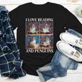 Penguin Love Reading And Penguins Child Book Lover Youth Long Sleeve Tee Penguin Love Reading And Penguins Child Book Lover Youth Long Sleeve Tee