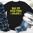 Do It For The PLOT Writer Author Book Journalist Meme Youth Long Sleeve Tee