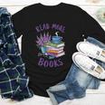 Read More Books Floral Book Reader Art Reading Lover Quote Youth Long Sleeve Tee