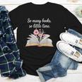 So Many Books Little Time Loves To Read Books Bookworm Youth Long Sleeve Tee
