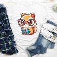 Adorable Book Lover Chipmunk With Reading Glasses Cute Premium Youth Long Sleeve Tee Adorable Book Lover Chipmunk With Reading Glasses Cute Premium Youth Long Sleeve Tee