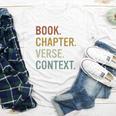 Book Chapter Verse Christian Bible Reformed Theology Youth Long Sleeve Tee Book Chapter Verse Christian Bible Reformed Theology Youth Long Sleeve Tee