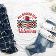 All Booked For Valentines Book Lovers Teacher Student Youth Long Sleeve Tee