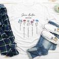 Bookish Feminist Jane Austen Fan Jane Austen Flower Books Youth Long Sleeve Tee Bookish Feminist Jane Austen Fan Jane Austen Flower Books Youth Long Sleeve Tee