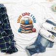 “Books Coffee & Yarn Enthusiast Cozy Reader Youth Long Sleeve Tee