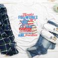 Books Fireworks And Freedom 4th Of July Book Lover Youth Long Sleeve Tee