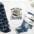 Books Are My Therapy Bookworm Reading Youth Long Sleeve Tee Books Are My Therapy Bookworm Reading Youth Long Sleeve Tee