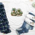 Botanical Garden Plants With Books Youth Long Sleeve Tee