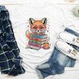 Cute Fox Read More Be Kind Stay Weird Reader Geek Book Lover Youth Long Sleeve Tee Cute Fox Read More Be Kind Stay Weird Reader Geek Book Lover Youth Long Sleeve Tee