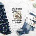 Great Pyrenees Dog Breed Life Is Better With Books And Great Youth Long Sleeve Tee