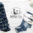 Introverted But Willing To Discuss Cats And Books Youth Long Sleeve Tee