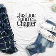 Just One More Chapter Book Lover Quote Reading Youth Long Sleeve Tee
