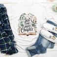 Just One More Chapter Bookish Book Reading Botanical Youth Long Sleeve Tee