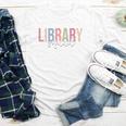 Library Squad Librarian Book Lover Bookworm Youth Long Sleeve Tee