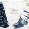 New Chapter Begins Retired 2026 Floral Book Retirement Women Youth Long Sleeve Tee