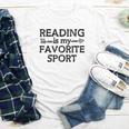 Reading Is My Favorite Sport Bookish Book-Club Bookworm Youth Long Sleeve Tee