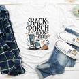 Vintage Reader Author Country Aesthetic Back Porch Book Club Youth Long Sleeve Tee