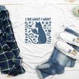 I Do What I Want Cat Reading Book Boho Flowers Vintage Youth Long Sleeve Tee I Do What I Want Cat Reading Book Boho Flowers Vintage Youth Long Sleeve Tee