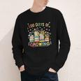 100th Day Of School Teacher Floral Books 100 Days Of Growing Youth Long Sleeve Tee