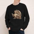 Alligator Snapping Turtle Reading A Book Youth Long Sleeve Tee