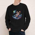 Astronaut Reading Book In Space Books Lover Bookworm Youth Long Sleeve Tee
