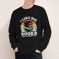 I LIKE BIG BOOKS AND I CANNOT LIE Book Lover Print Youth Long Sleeve Tee
