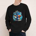 Book Dragon Reading Lover Youth Long Sleeve Tee