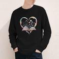 Book Lover Heart Shaped Reading Art Bookworm Youth Long Sleeve Tee Book Lover Heart Shaped Reading Art Bookworm Youth Long Sleeve Tee