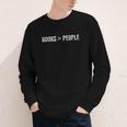 Books Are Greater Than People Youth Long Sleeve Tee
