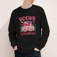 Books Are My Valentine Coquette Bow Book Flower Girl Women Youth Long Sleeve Tee Books Are My Valentine Coquette Bow Book Flower Girl Women Youth Long Sleeve Tee
