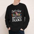 Bookworm Book Just A Girl Who Loves Books Youth Long Sleeve Tee