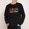 Bruh Read a Book Youth Long Sleeve Tee Bruh Read a Book Youth Long Sleeve Tee