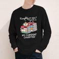 Christmas Book Lovers Naughty Or Nice Youth Long Sleeve Tee