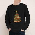 Christmas Book Tree Bookshelf Holiday For Readers Librarians Youth Long Sleeve Tee Christmas Book Tree Bookshelf Holiday For Readers Librarians Youth Long Sleeve Tee