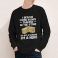 Cool Comic Book For Men Women Comic Book Collector Youth Long Sleeve Tee