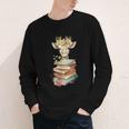 Cute Giraffe With Book Floral Bookworm Librarian Book Lover Youth Long Sleeve Tee Cute Giraffe With Book Floral Bookworm Librarian Book Lover Youth Long Sleeve Tee