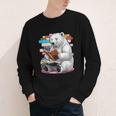 Cute Polar Bear Is Reading a Book Reading Polar Bear Youth Long Sleeve Tee Cute Polar Bear Is Reading a Book Reading Polar Bear Youth Long Sleeve Tee
