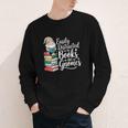 Easily Distracted By Books And Gnomes Youth Long Sleeve Tee
