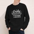 Easily Distracted By Chickens And Books Farm Youth Long Sleeve Tee