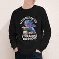 Easily Distracted By Dragons And Books Youth Long Sleeve Tee