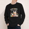 Every Bunny Loves To Read Book Lover Easter Day Apparel Youth Long Sleeve Tee