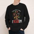 Freadom Tree Read Reading Librarian Book Across America Youth Long Sleeve Tee